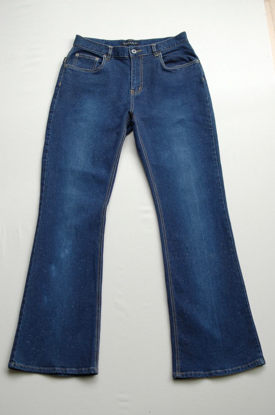 Authentic VINTAGE Y2K Buffalo David Bitton Glitter Flared Jeans